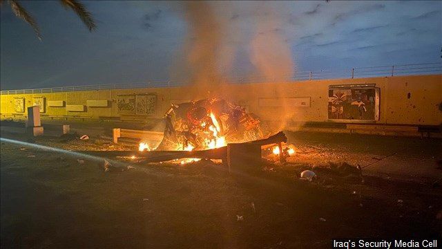 Baghdad airport rocket attack